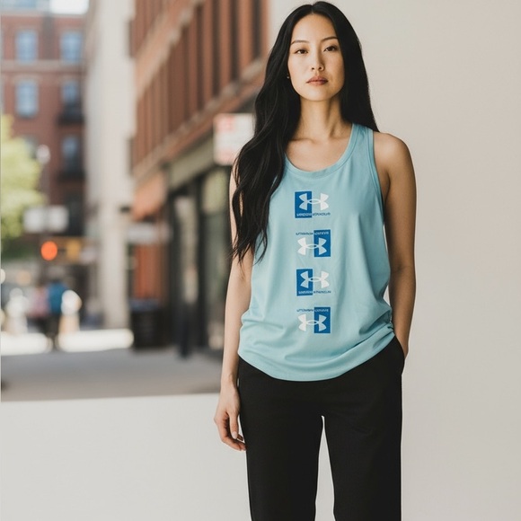 Under Armour Tops - Under Armour Light Blue Tank Top